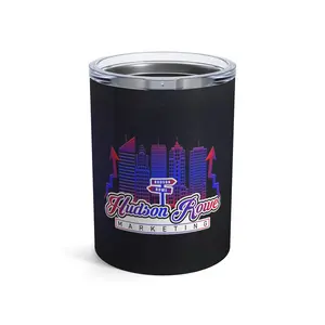 Personalized Tumbler, Custom Logo Insulated Cup, Stainless Steel Travel Mug, Coffee Tea Beverage Holder, Gift for Him Her, Eco-Friendly