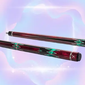 EVO MEG Crimson Jaw Pool Cue - Glassfiber Precision, Carbon-Glass Butt, Apex Predator Performance