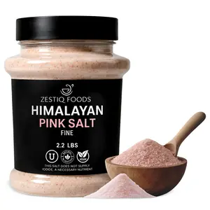 100% Organic Himalayan Pink Salt – Fine Grind for Flavorful Cooking & Seasoning | 2.2 lbs