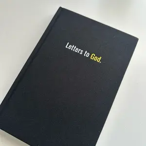 Letters to God Journal - Hard Cover A5 Size 180 Lined Pages 120 GSM Paper Weight with Ribbon Bookmark for Prayer and Reflection