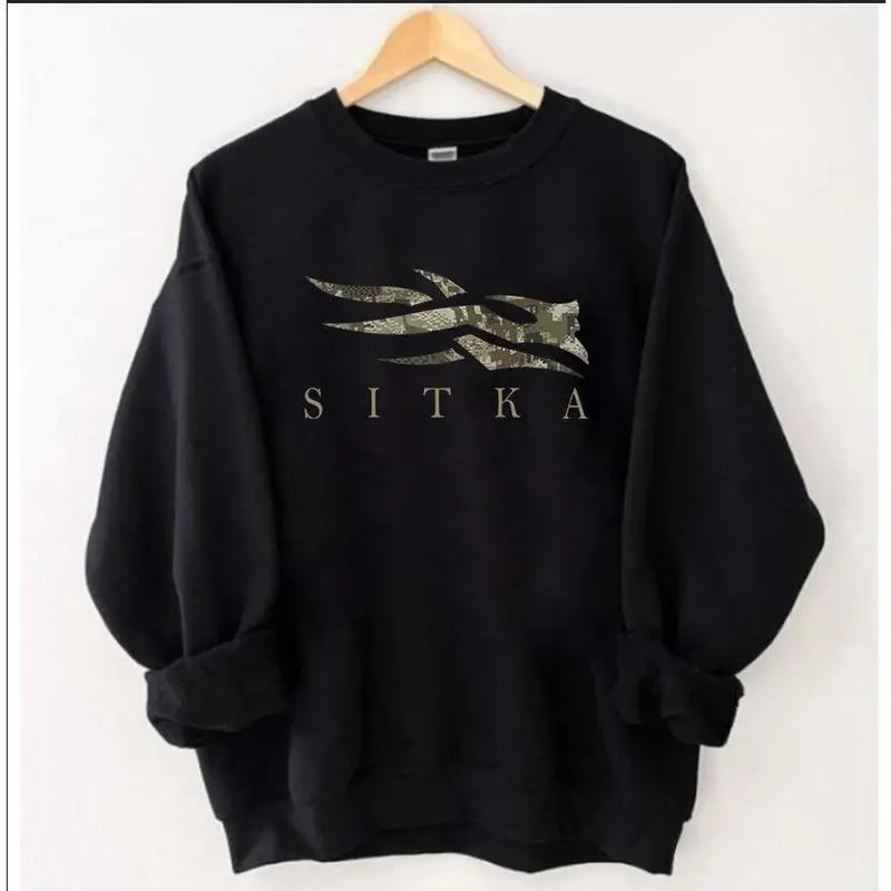 SITKA Sweatshirt, Mens Hunting Western Stylish Brand, Premium Cotton Material, Clear Print, Youthful Style, Perfect for Various, Hoodie, Shirt K