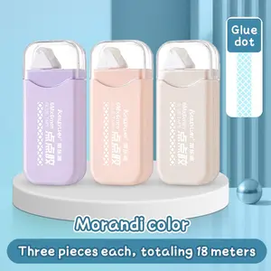 Double-Sided Glue Tape, 3/6 Counts Portable Mini Glue Tapes, Double-Sided Dot Adhesive Tape for DIY Scrapbooking, Multipurpose Mounting Tape, Office Stationery & Supplies