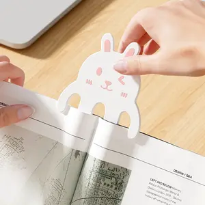 Portable Cartoon Cute Book Clip, Student Reading Flat Page Separator, Piano Sheet Music Fixed Book Holder, School Supplies