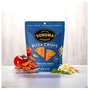 Sonoma Creamery Tomato Basil Pizza Crisps, 9.5 Ounce