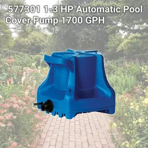 Little Giant 577301 1-3 HP Automatic Pool Cover Pump 1700 GPH