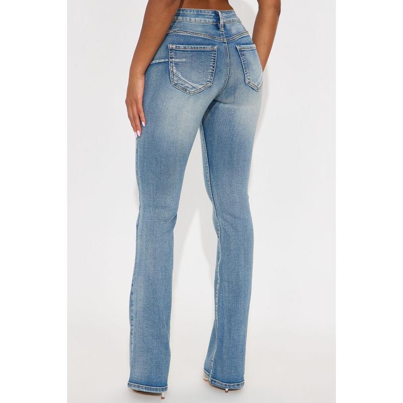 Gemma Low Rise Sculpting Stretch Bootcut Jeans - Vintage Wash