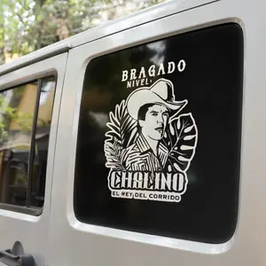 Bragado Nivel Chalino EL Rey Del Corrido Decal. Glass, Ceramic, Plastic, Metal and Wood Safe1