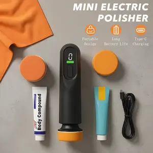 Universal Wireless Car Polishing Machine | 12000RPM Electric Orbital Buffer & Waxer | Multi-Speed Paint Care Tool for Scratch Repair | Professional Auto Detailing Equipment Portable Cordless Pressure Washer Extendable Heavy Rotating Long Handle Wash Mop