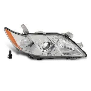 Fit For 2007 2008 2009 Toyota Camry Chrome Amber Projector Right Side Headlight