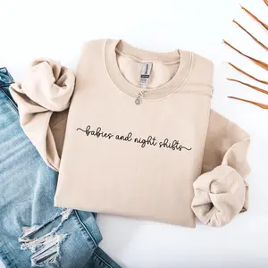 Labor and Delivery Nurse T-Shirt OR Sweatshirt, Mother Baby Nurse , Nicu Nurse , Postpartum , Midwife , L and D Gift Cotton Bottom Drawstring