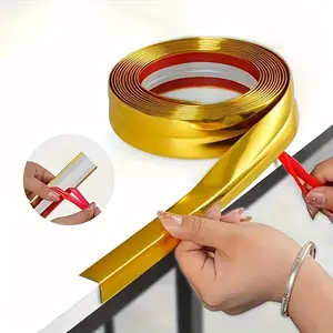 YITAP waterproof PVC self-adhesive sealing strip, easy-to-install decorative edge tape, used for tiles and corners, durable wall sealing solution