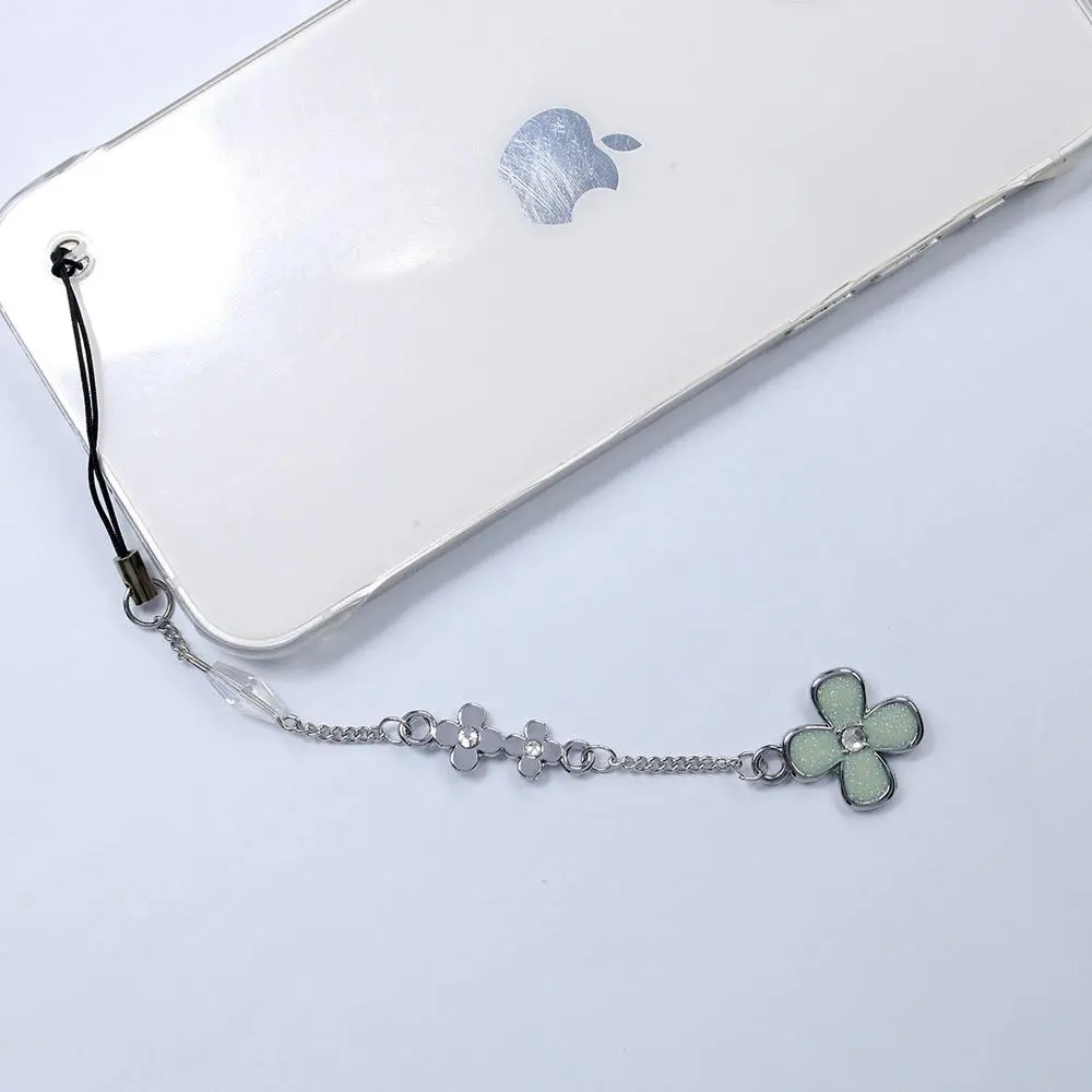 Unisex Battery-Free Comics Anime Kimi Ni Todoke From Me To You Keychain - Kuronuma Sawako, Kazehaya Shouta Cosplay Flower Pendant Phone Chain Gift with Abs, Glass Elements