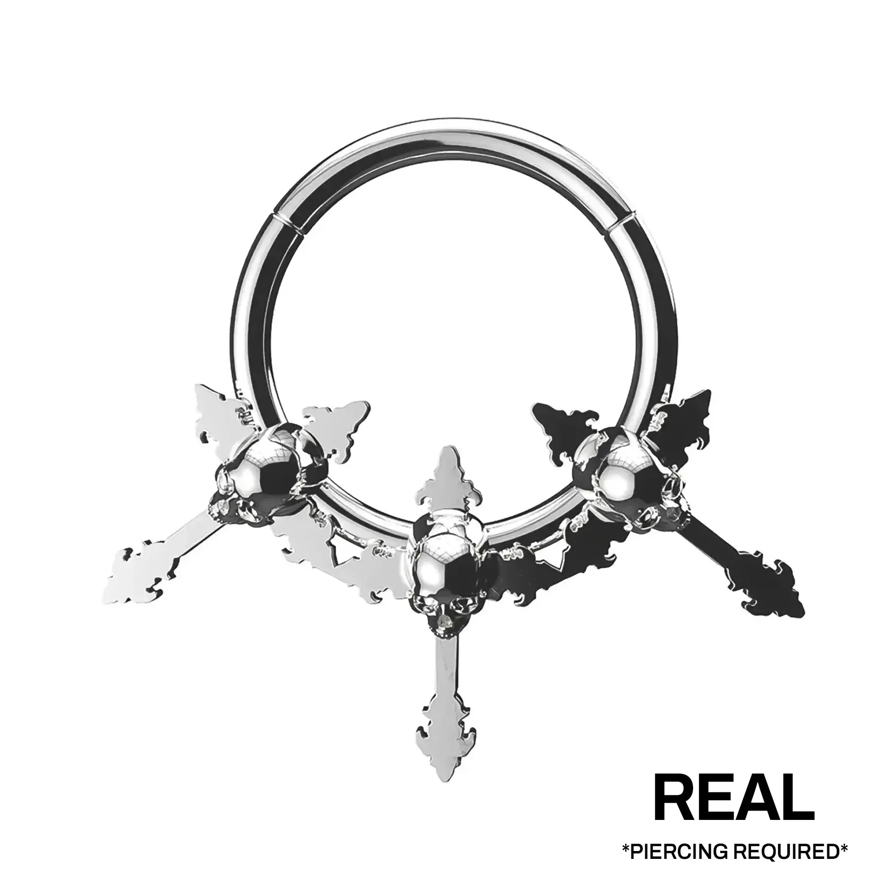 REAL Triple Cross Septum Piercing REAL Triple Cross Septum Piercing