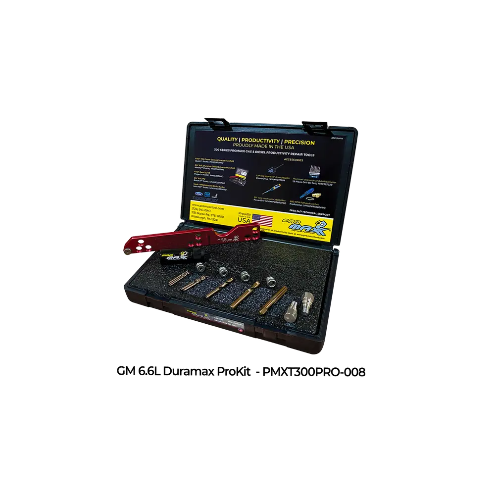 ProMAXX GM 6.6L DURAMAX DIESEL FIX BROKEN EXHAUST MANIFOLD BOLT - PMXT300PRO-008 - Alberto ProKit 2017