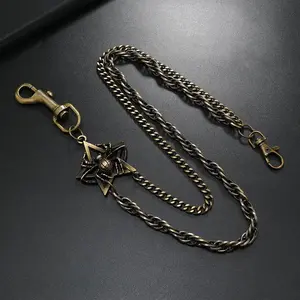 Hip Hop Fashion Punk Spider Body Chain Jewelry Men's Accessory Unique Pants Chain Stylish Men's Fashion Item