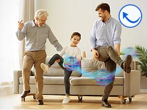Flying Orb Ball Toy,Cosmic Globe Boomerang Hover Ball Galactic Fidget Spinner, Hand Drone Orbit, Cool Toys Gift for 6 7 8 9 10+ Year Old Boys Girls Teens Outdoor Toys(Blue)