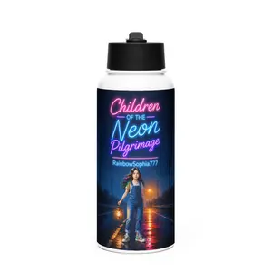Children of the Neon Pilgrimage 32 oz Stainless Steel Water Bottle