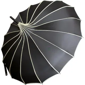 Pagoda peak oldfashionable ingenuity umbrella parasol black