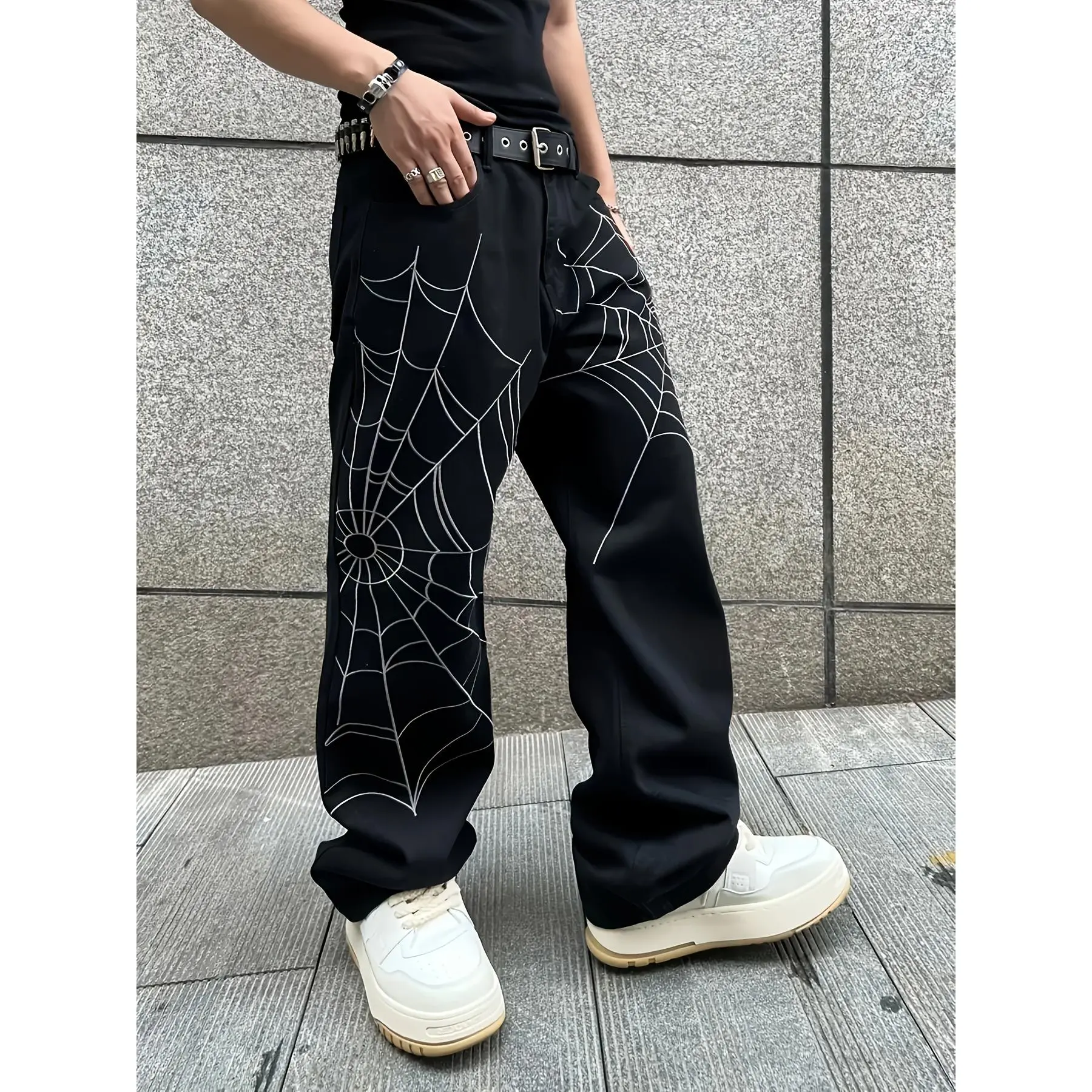 【NAVY】Spiderweb slacks s-l1200.jpg