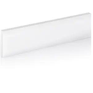 HDPE Plastic Block 1/2in White Plastic Block 12x3In Perfect for Diverse DIY Crafts Industrial Machining and Home Improvement Projects