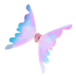 Electric Fairy Wings Costume Accessory, Angel Wings Girl Performance Props, Kids Toy Sprite Wings Party Decor, Luxurious Holiday Gift