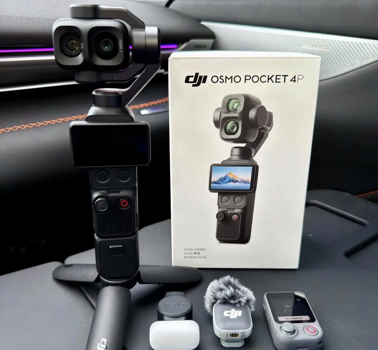 Original DJI Osmo Pocket 4P Standard Combo 3-Axis Gimbal Action Camera New Sealed