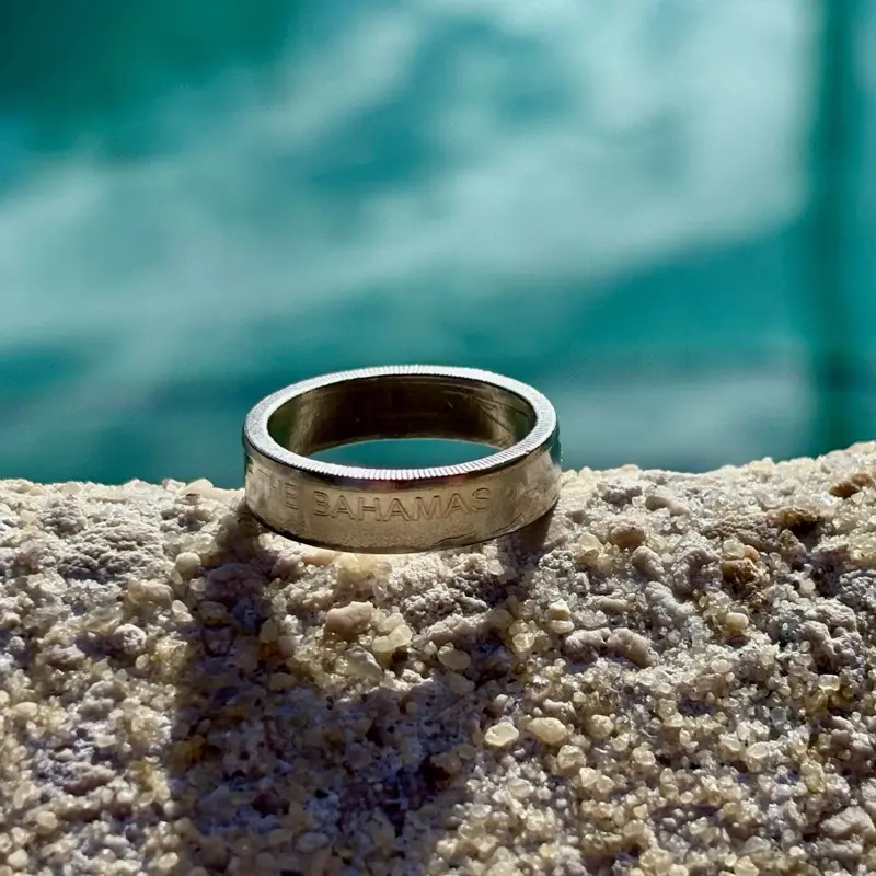 Bahamas 25 Cent Ring