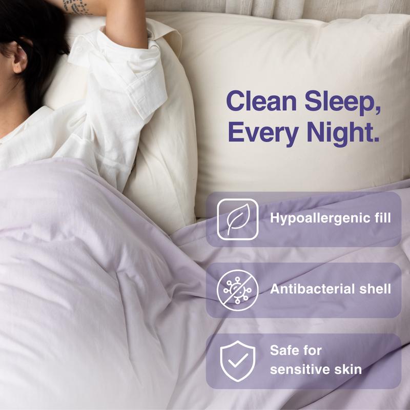 Mellow Sleep | Dual-Layer Temperature Control Comforter - Super Fluffy Duvet, Lightweight & Breathable, Dual-Layer Design, OEKO-Tex Certified, Hypoallergenic, Machine Washable, Twin/Full/Queen/King Sizes