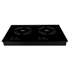 True Induction TI-2B Double Burner Induction Cooktop UL858 Certified 1750W Built-In or Portable