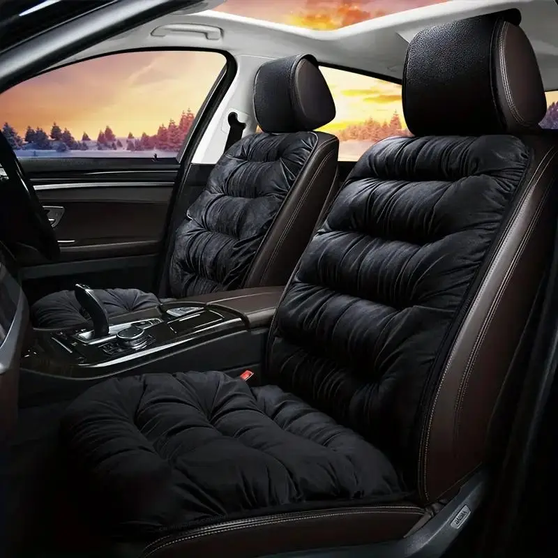 Car Seat Cushion for Summer, Soft & Comfortable Warm Winter Car Seat Cover, Premium Car Front Rear Seat Cushion, Universal Car Interior Decoration Acc