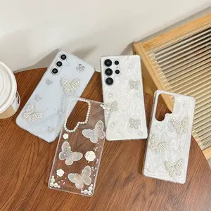 Compatible with S26Ultra, S25Ultra/s24 / s23, Japanese-style, fresh and ins-style all-flower phone case HN5405
