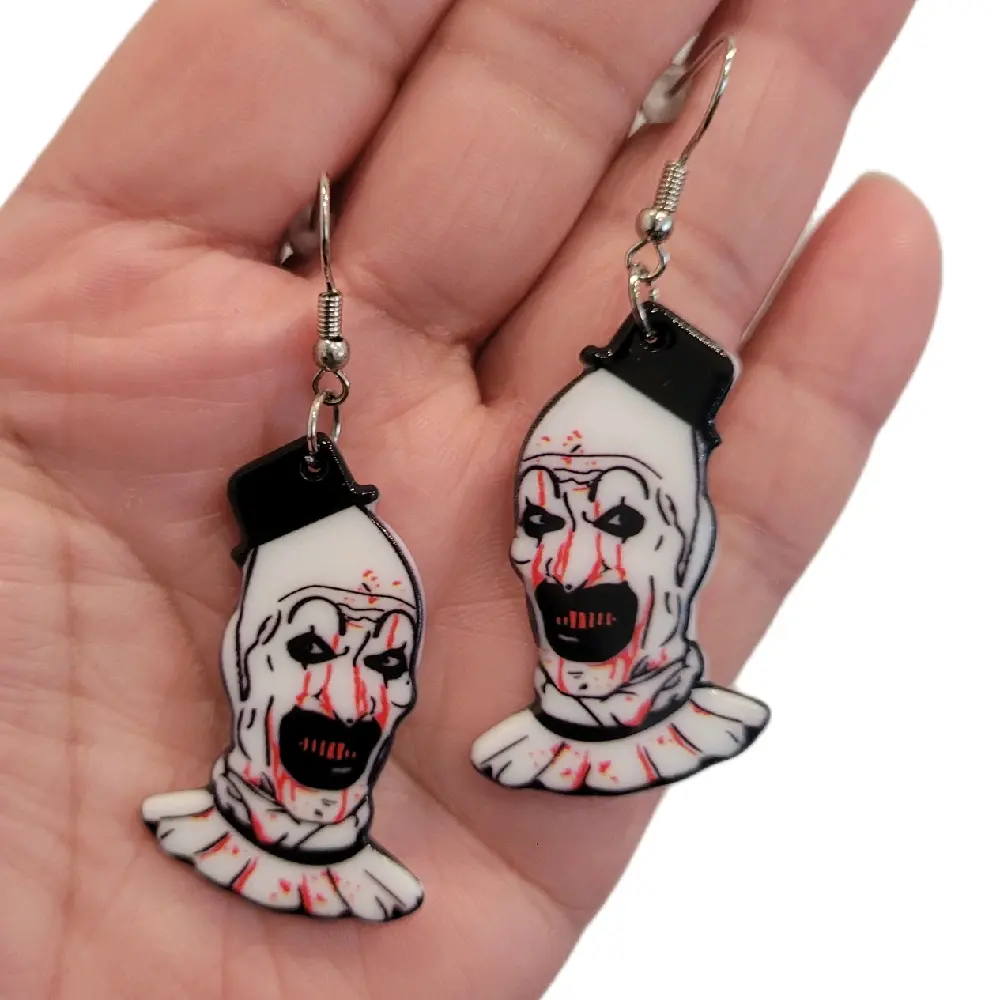Terrifier's Art The Clown Earrings