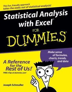 USED-Statistical Analysis with Excel For Dummies by Joseph Schmuller (Paperback)