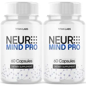 (2 Pack) Neuro Mind Pro Nootropic Natural Brain Formula Supplement 120 Capsules