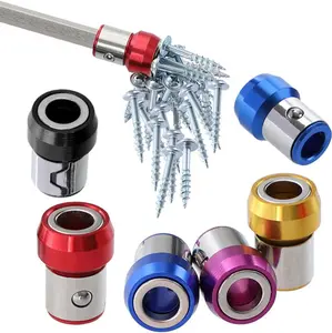 Universal Magnetic Screw Ring, Removable Magnetizer Ring for Hex Screwdrivers & Power Drill Bits