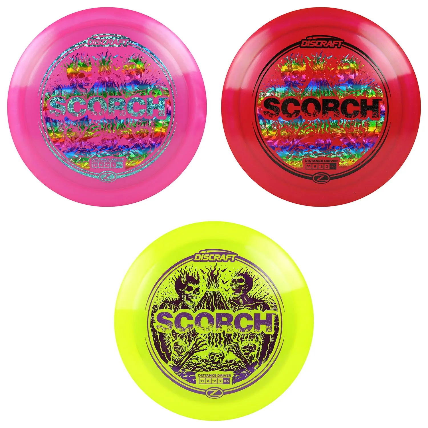 Discraft Disc Golf Z Line Reimagined Scorch Distance Driver 11/6/-2/2 - Choose Exact Disc