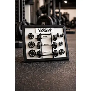 PR Board Display + Weight Plate Magnets | Track Your Gains in Style 💪