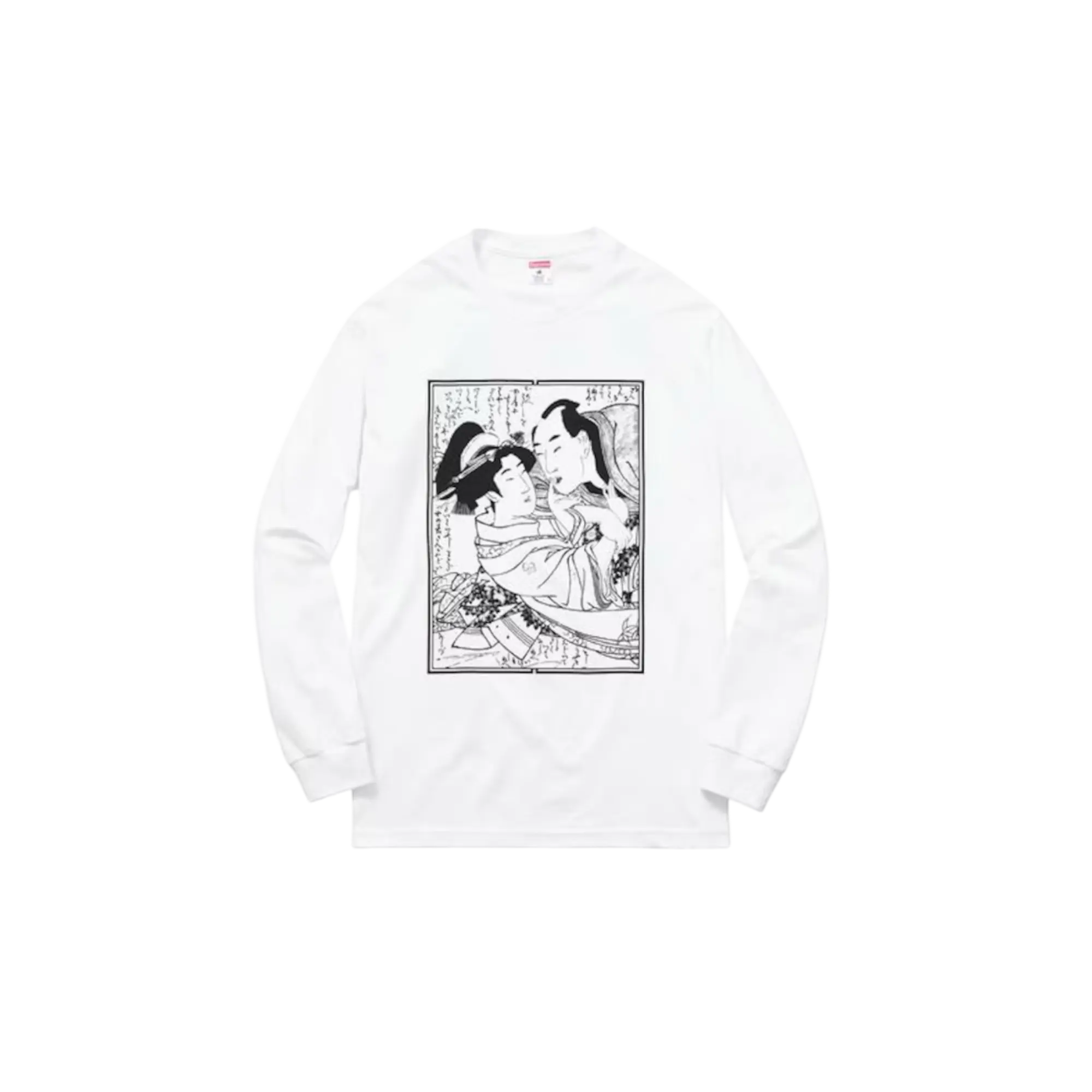 Supreme Sasquatch Fabrix Shunga White Longsleeve T-Shirt