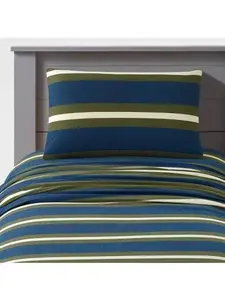 Teen Full Rugby Stripe Jersey Sheet Set - Makers Collective