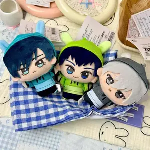 NEW blue lock peluches bunny ears Plush Toy Pendant Seishiro Nagi Isagi Yoichi Chigiri Anime Fluffy Maumet toy Backpack Keychain
