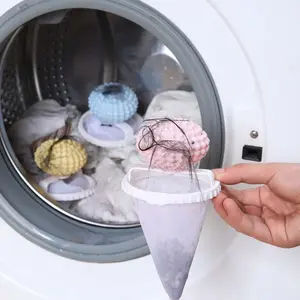 Two-In-One Washing Machine Filter Floating Mesh Bag, Anti-Pilling Laundry Bag, High-Efficiency Lint Remover, Static Eliminator ✨ 💧 no more lint on clothes quick and effortless Protects Clothes & Prevents Clogs