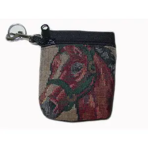 Horses Head Tapestry Belt Pack/Key Chain Combo, Equestrian Handbags #EB001