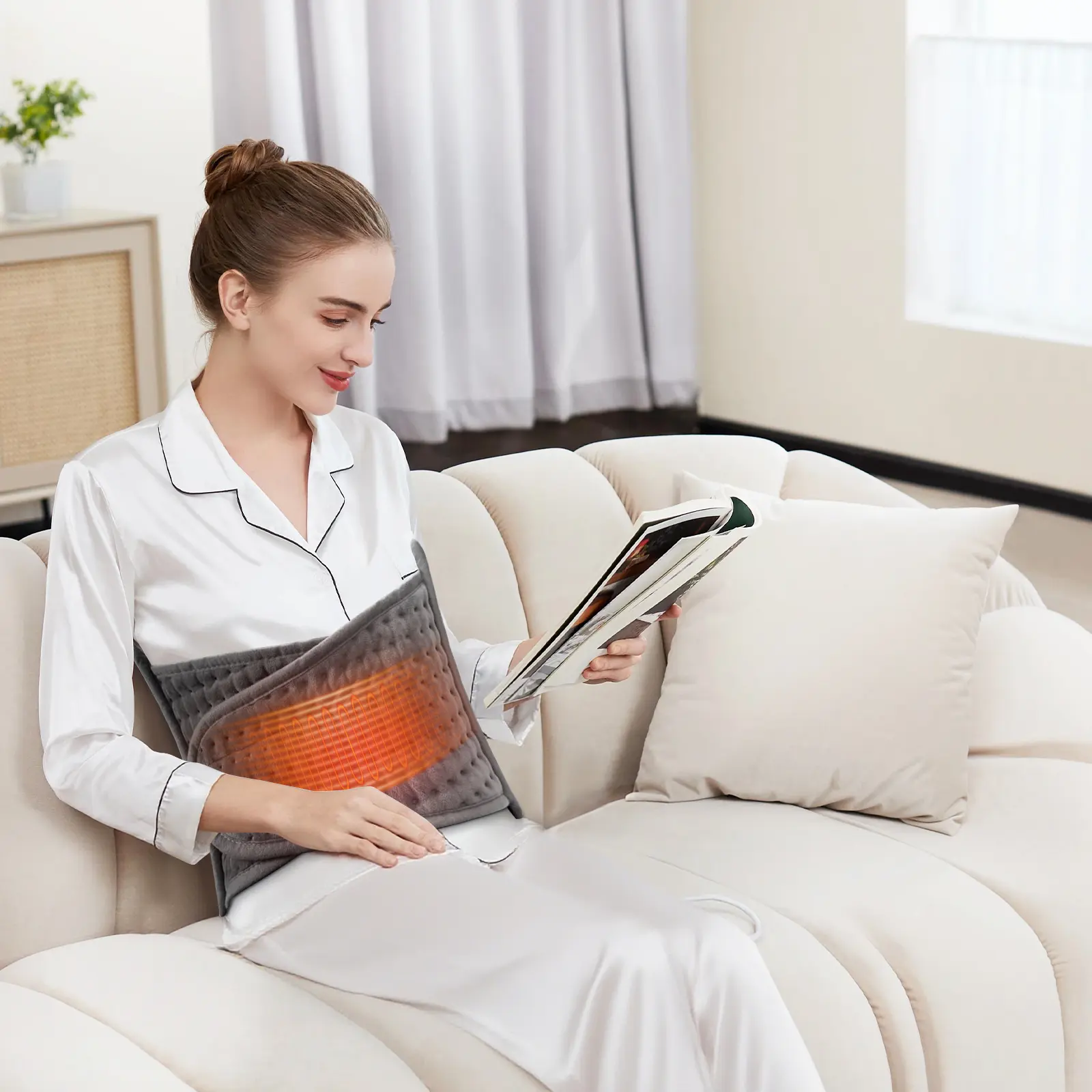 Heating Waist Pad - Adjustable Design, Targeted Heat, Fits Different Waist Sizes for Comfortable Use, Heating Pad
