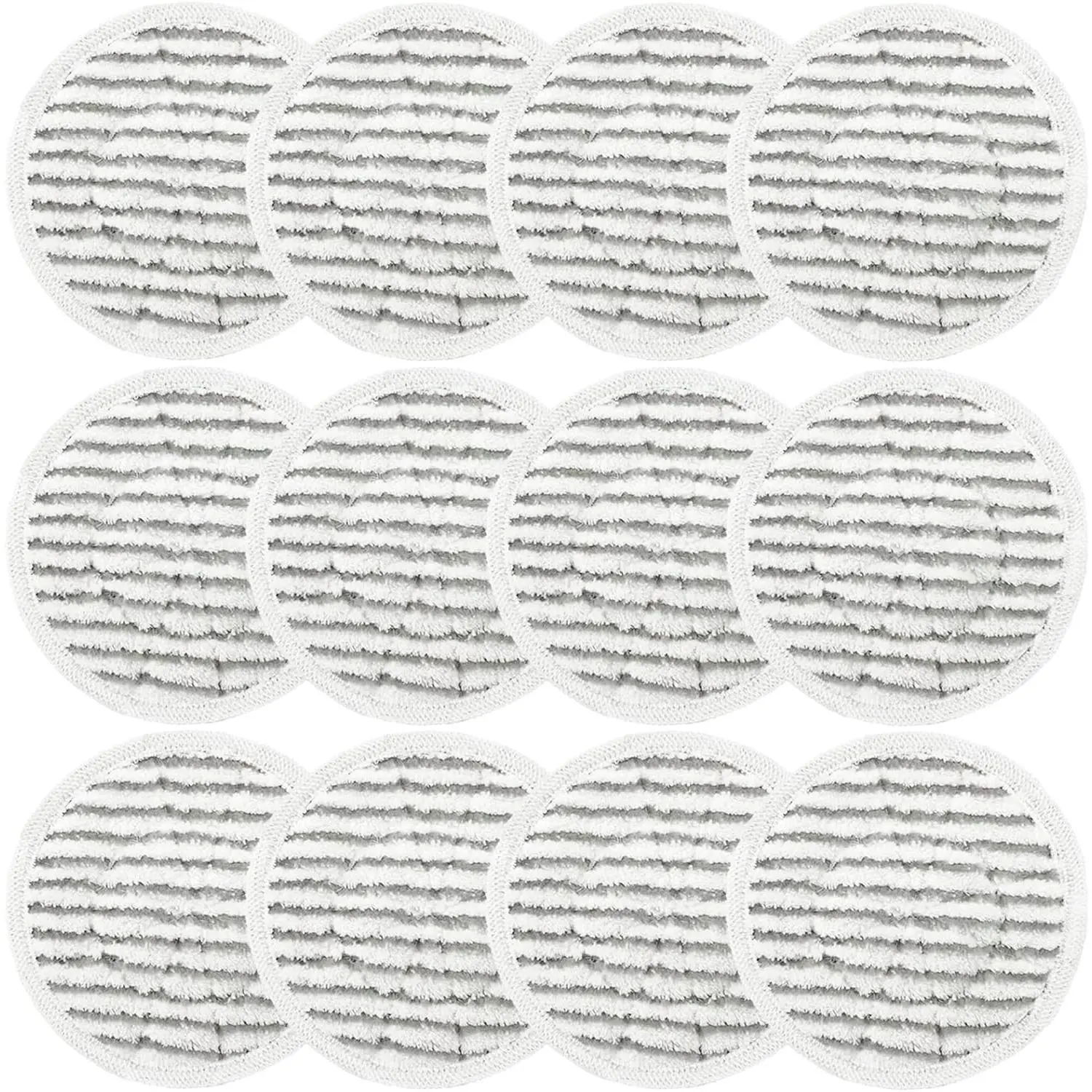 12 count S7001 Pads Replacement Steam Mop Pads for Shark S7001, Shark S7000AMZ, S7000 S7001TGT S7201 S7005 S7020 Series Steam Mop Pads, Steam & Scrub All-in-One Scrubbing Mop Pads, Part #: XKITP7000