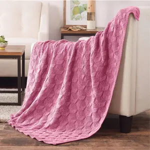 Stack Up Blocks Knit Blanket