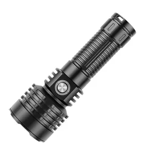 Dual-Use High Lumen Diving Flashlight with Lithium Battery IPX8 High Quality Portable Anti-Detachment Hand Strap Ideal for Diving Fishing & Emergency Night Lighting Diving Flashlight Underwater Illumination Sleek Cylindrical Design