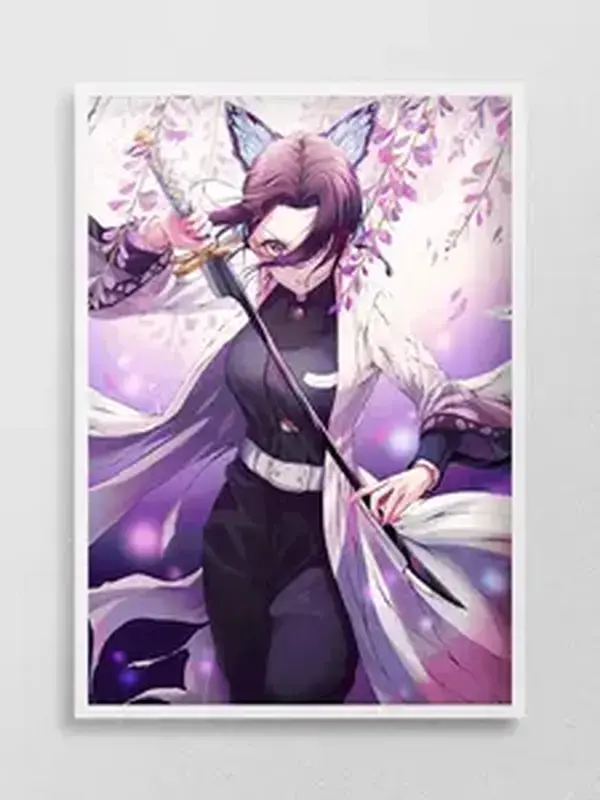 Demon Slayer Shinobu Anime Poster Unframed High Quality Anime Wall Poster Decor Room Glossy Print