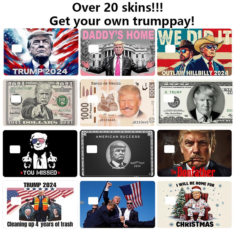 Trump President 45 47 Sticker Donald Trump Card Skins Waterproof ...