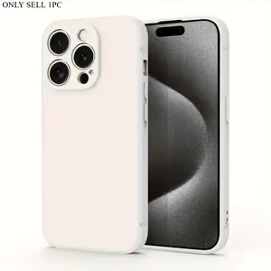 Ultra Thin Luxury Matte for Iphone 17 16 15 14 13 12 11 Plus 13 Mini Pro Max Solid Color Full Slim Back Cover