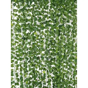 Artificial Ivy Leaf Vine, Fake Ivy Leaf Vine, Lightweight Decorative Plant for Home Party Wedding, Home Decor Supplies, Fruit, Artificial Hanging Plant, Faux Plants